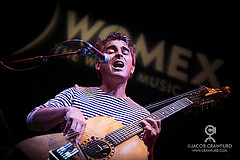 Paolo Angeli (WOMEX 2014) — © Jacob Crawfurd