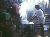 Chicha brouwen in Catacaos, Peru